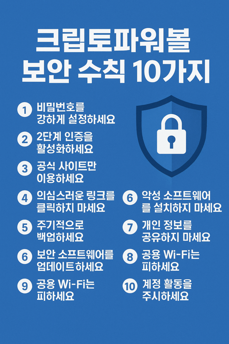 크립토파워볼 보안